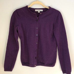 100% MERINO WOOL Cardigan from Nine West in Purple